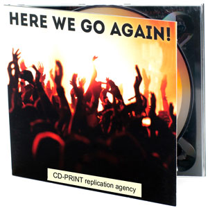 DigiPack CD для 1 диска 4-х страничный