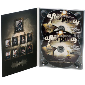 DigiPack DVD для 2-х дисков на 1 трее 4-х страничный
